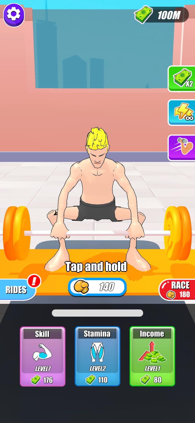 Grow Muscles:Gym Game screenshot 1 - screenshot