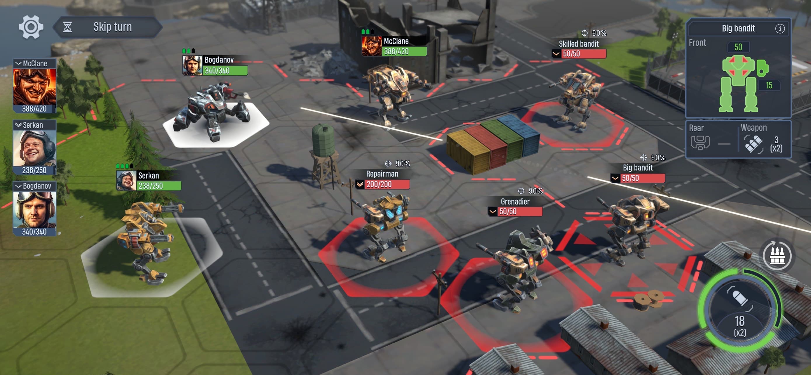 Concern: Mech Tactics screenshot 1 - screenshot