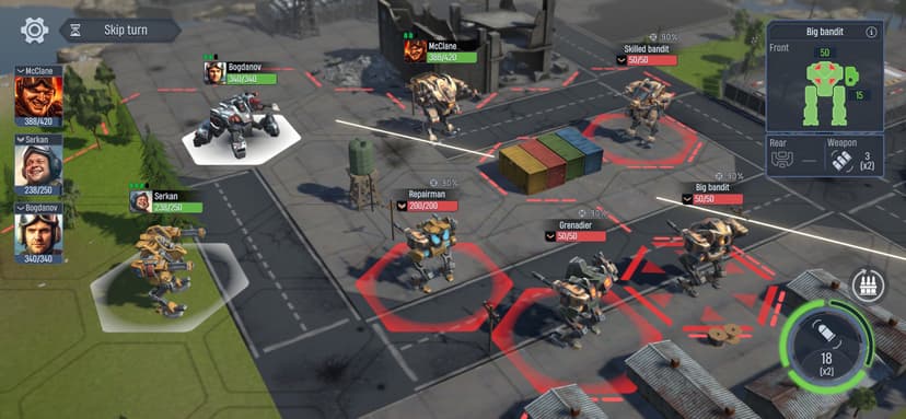 Concern: Mech Tactics screenshot 1 - screenshot