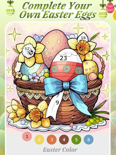 Easter Color by Number Games screenshot 11 - screenshot