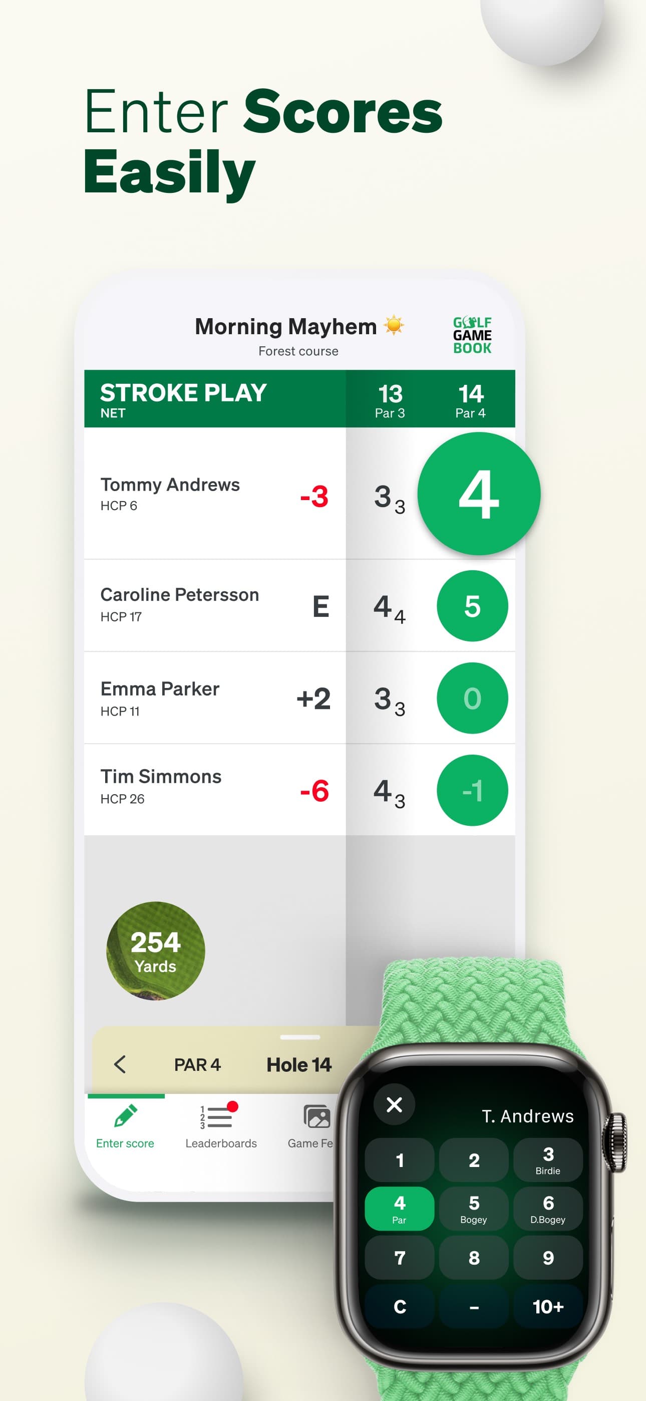 Golf GameBook: Scorecard & GPS screenshot 2 - screenshot