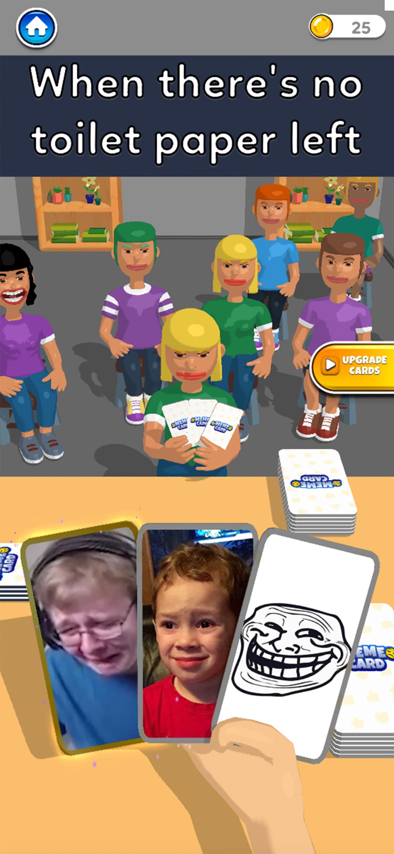 Meme Challenge-Funny Card Game screenshot 1 - screenshot