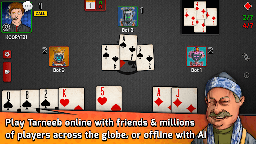 Pocket Tarneeb screenshot 1 - screenshot