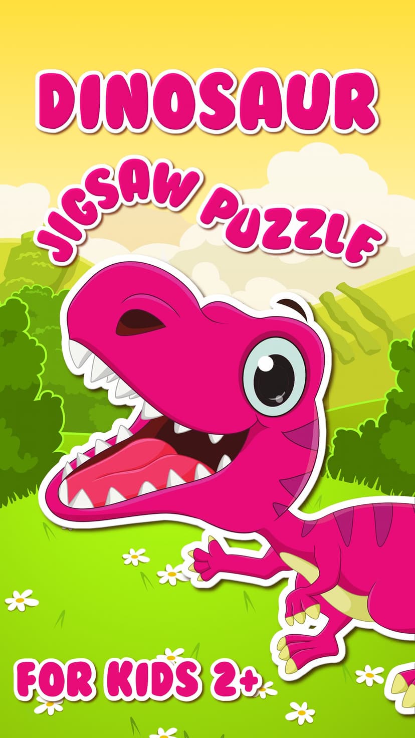 Dinosaur Jigsaw Puzzle.s Free Toddler.s Kids Games screenshot 1 - screenshot