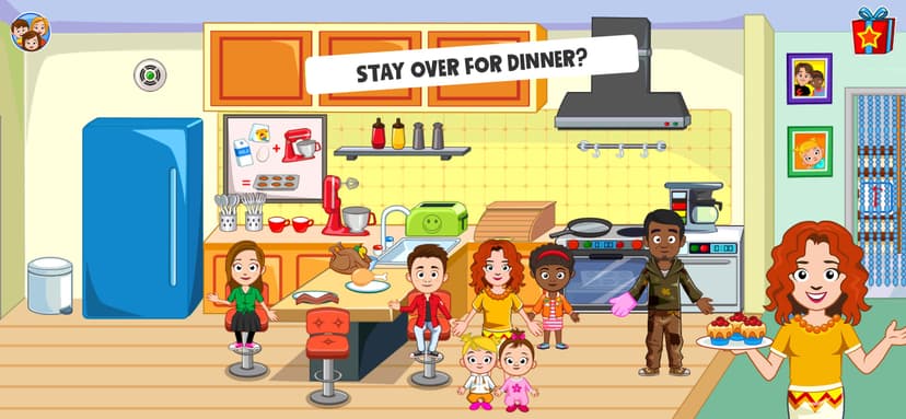 My Town Friends House PJ game screenshot 5 - screenshot