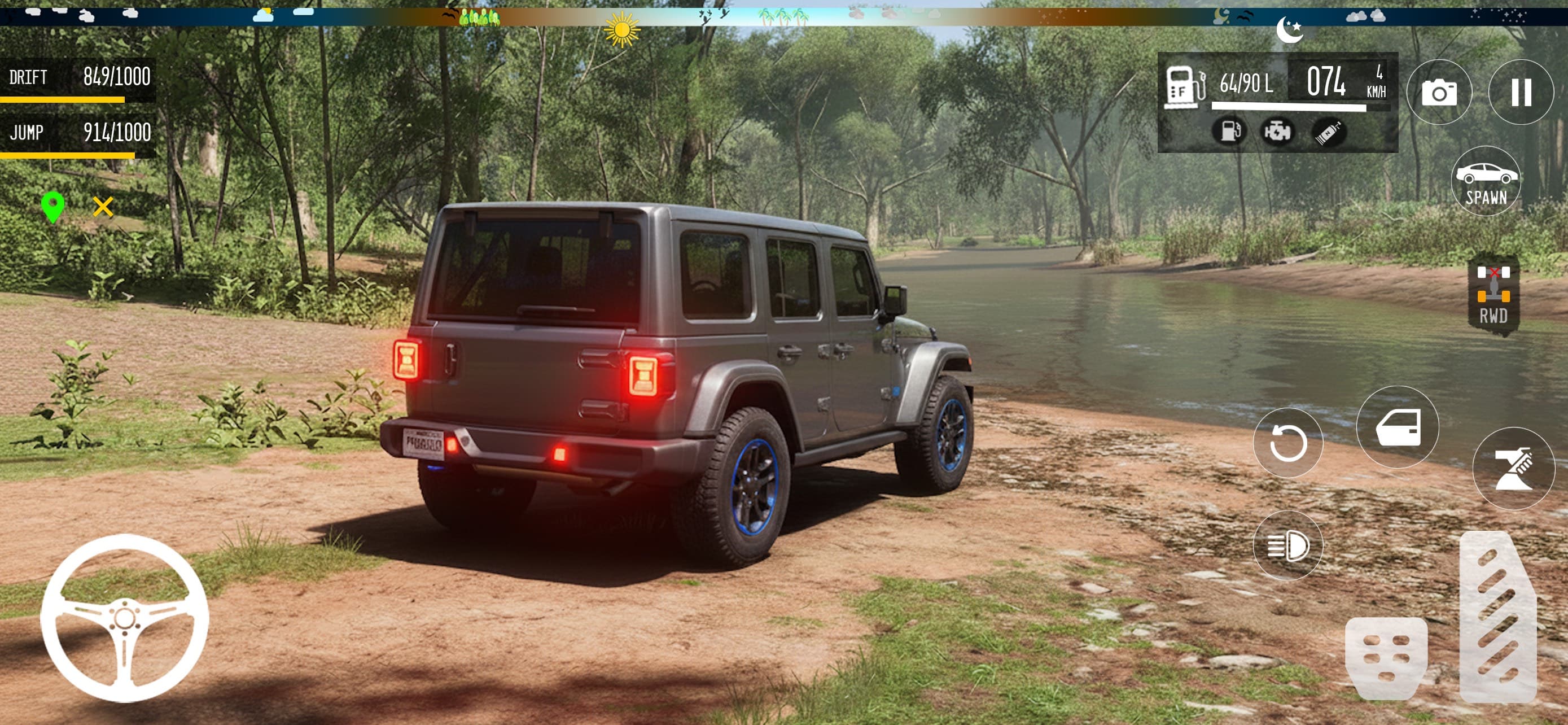 Offroad Car Driving Jeep Games screenshot 4 - screenshot