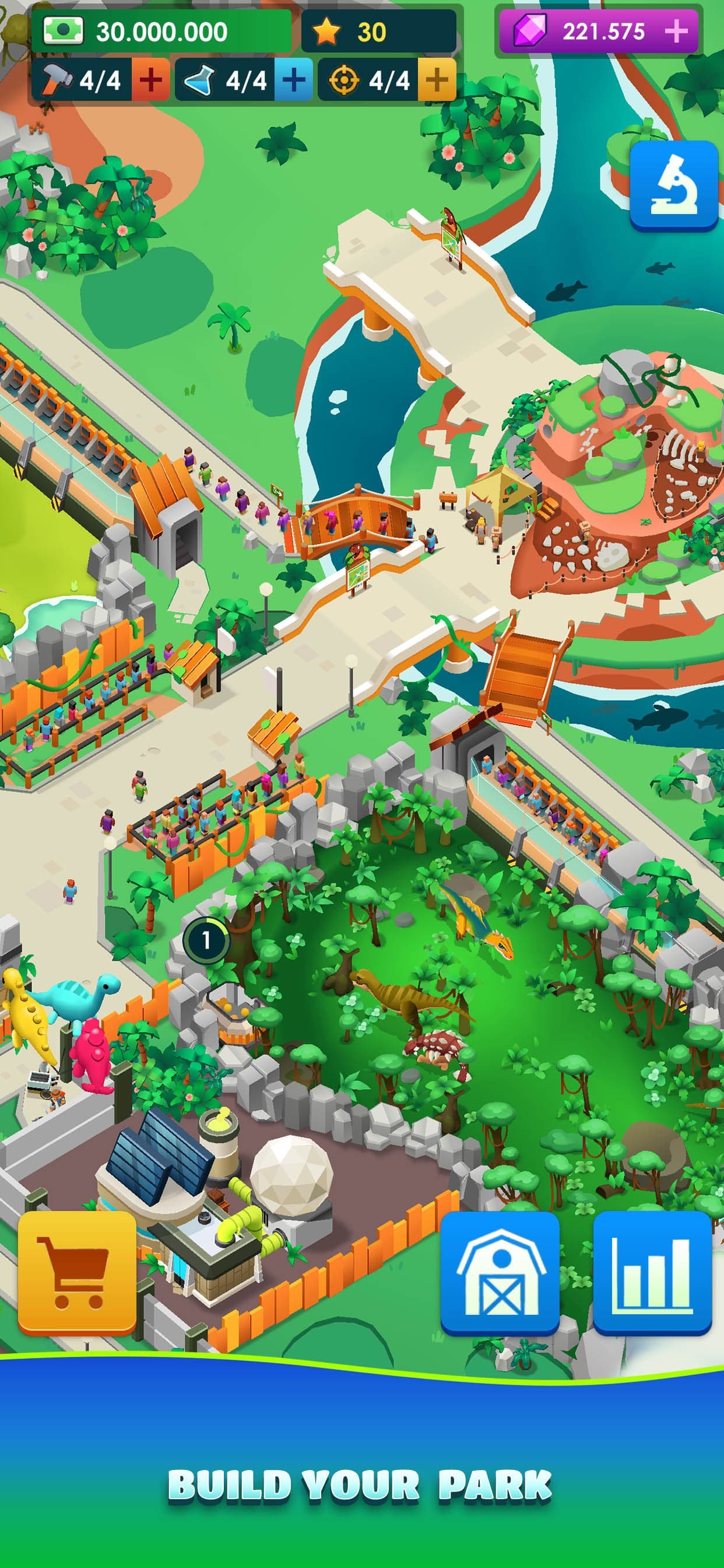 Dinosaur Park—Jurassic Tycoon screenshot 1 - screenshot
