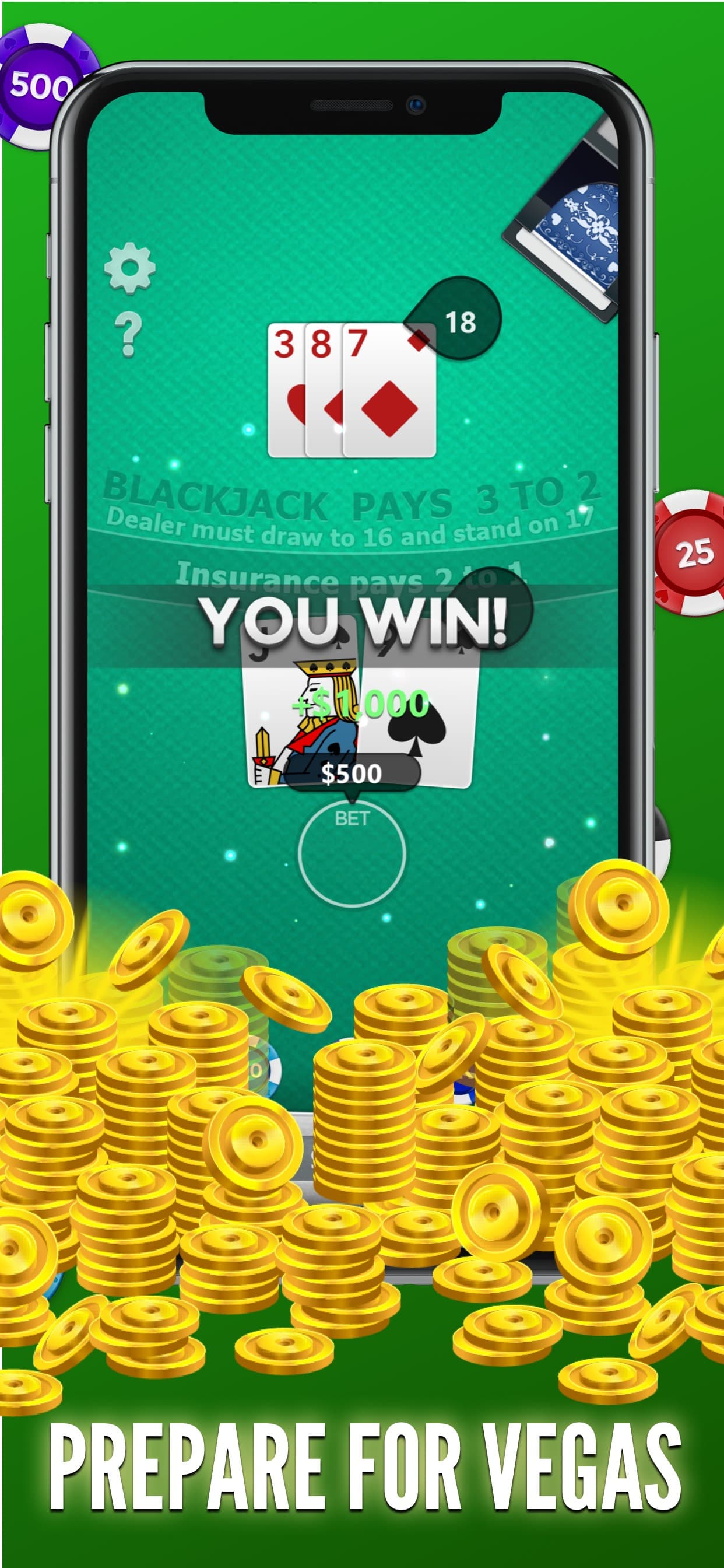 Blackjack 21! screenshot 5 - screenshot