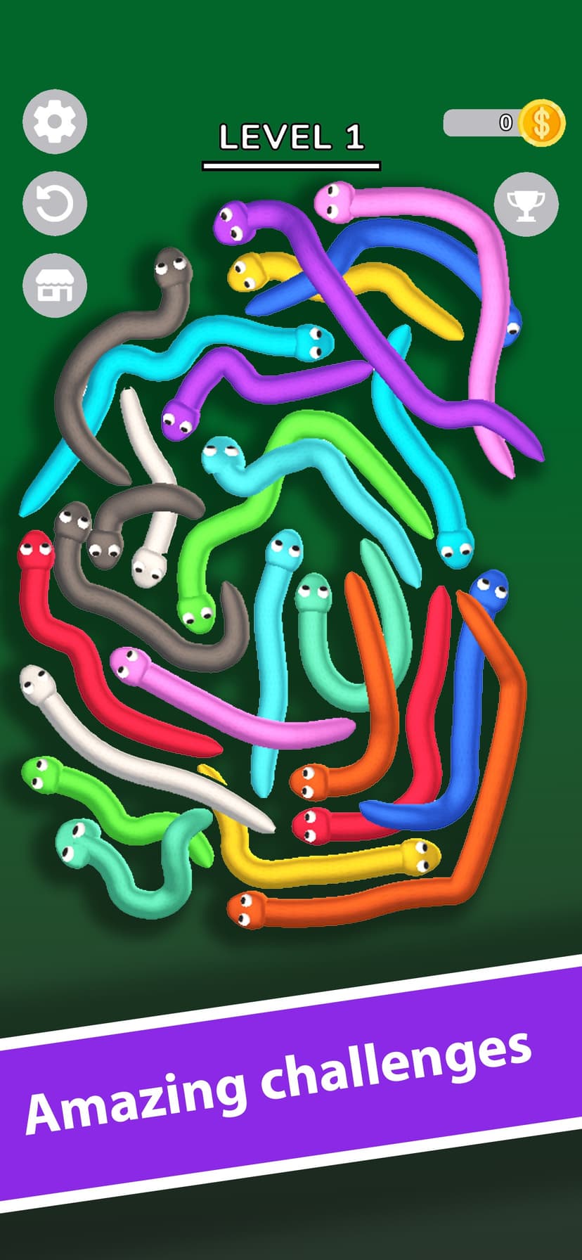 Snake puzzle slither clash out screenshot 2 - screenshot