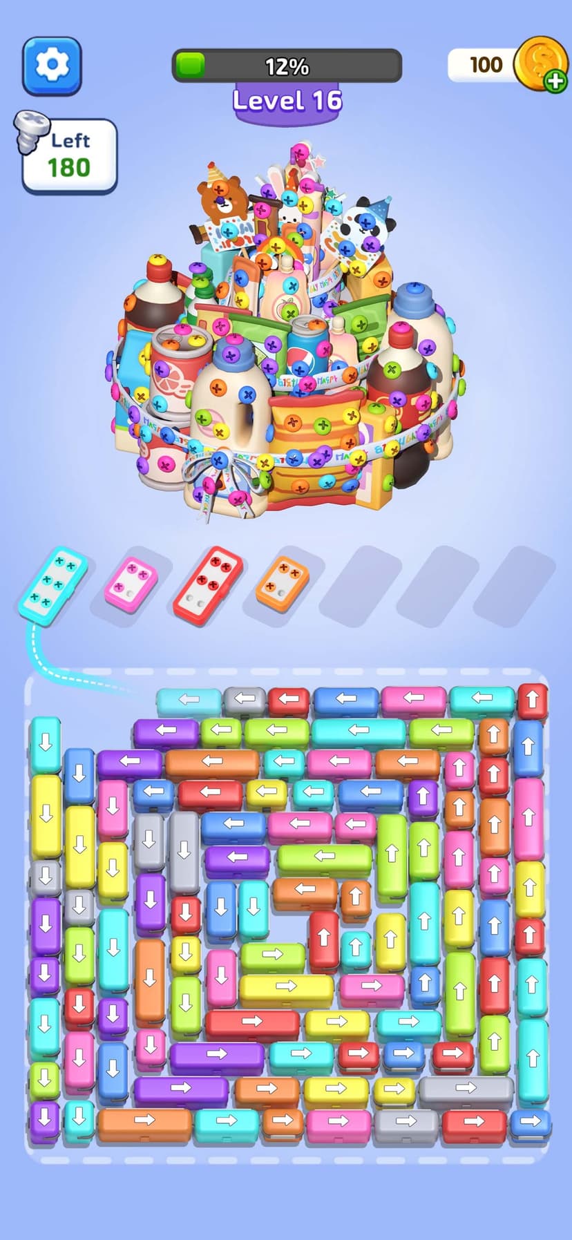 Screw Escape 3D - Car Out Jam screenshot 2 - screenshot