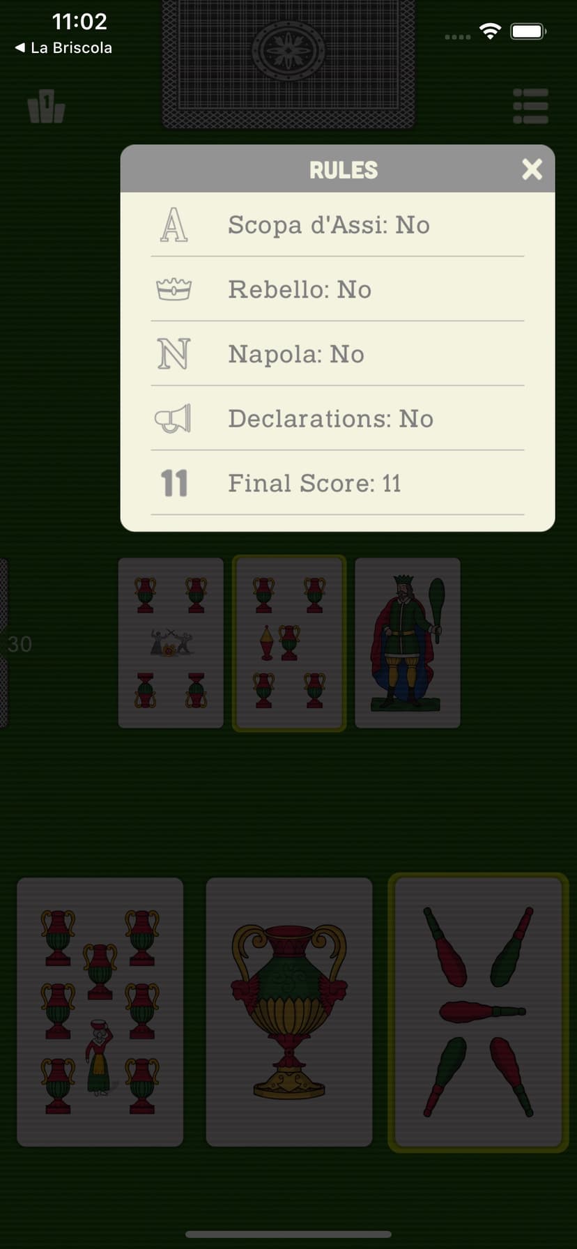 La Scopa - Classic Card Games screenshot 4 - screenshot