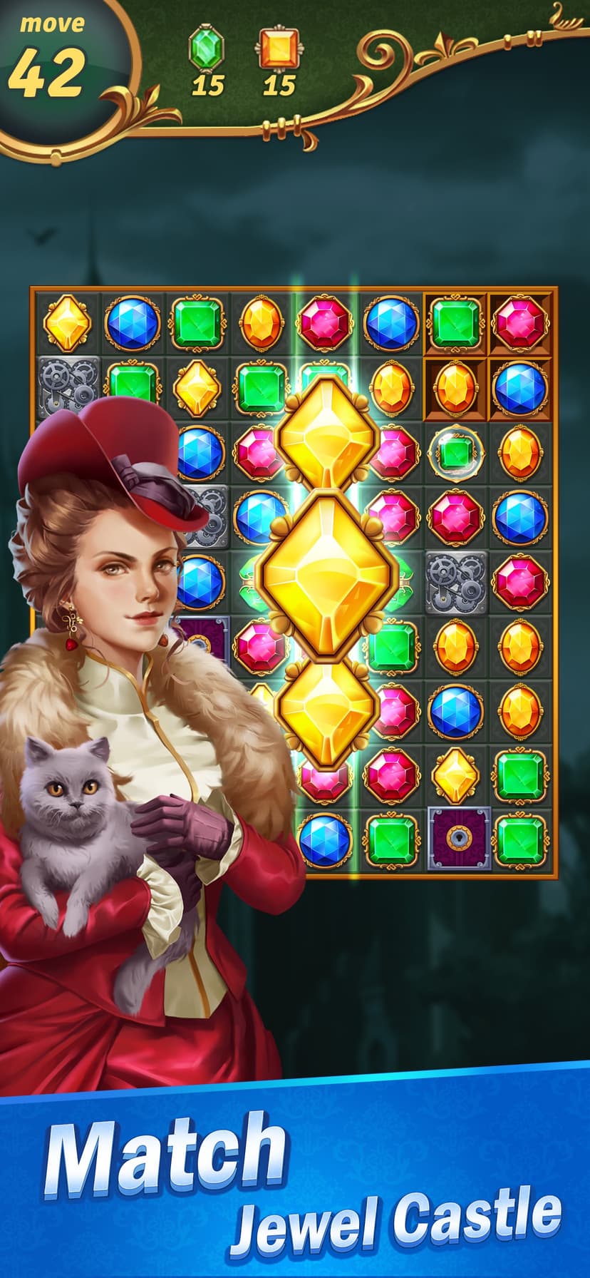 Jewel Castle® - Matching Games screenshot 1 - screenshot
