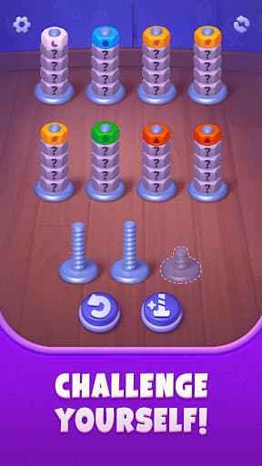 Nuts UP! Bolts Sort Puzzle screenshot 3 - screenshot