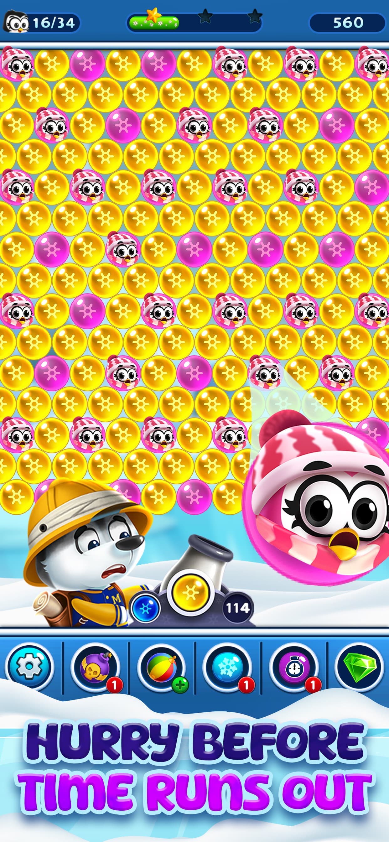 Bubble Shooter: Frozen Pop screenshot 3 - screenshot