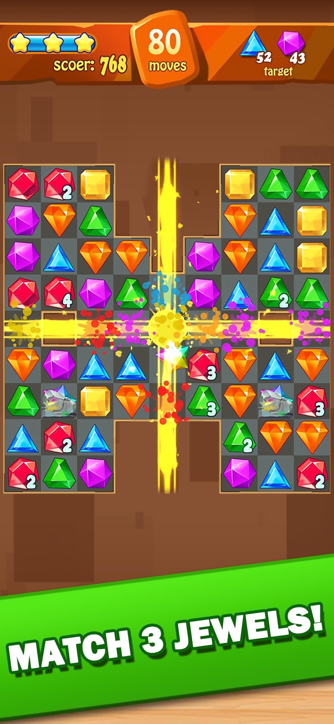 Jewel Fever - Match 3 Games screenshot 3 - screenshot