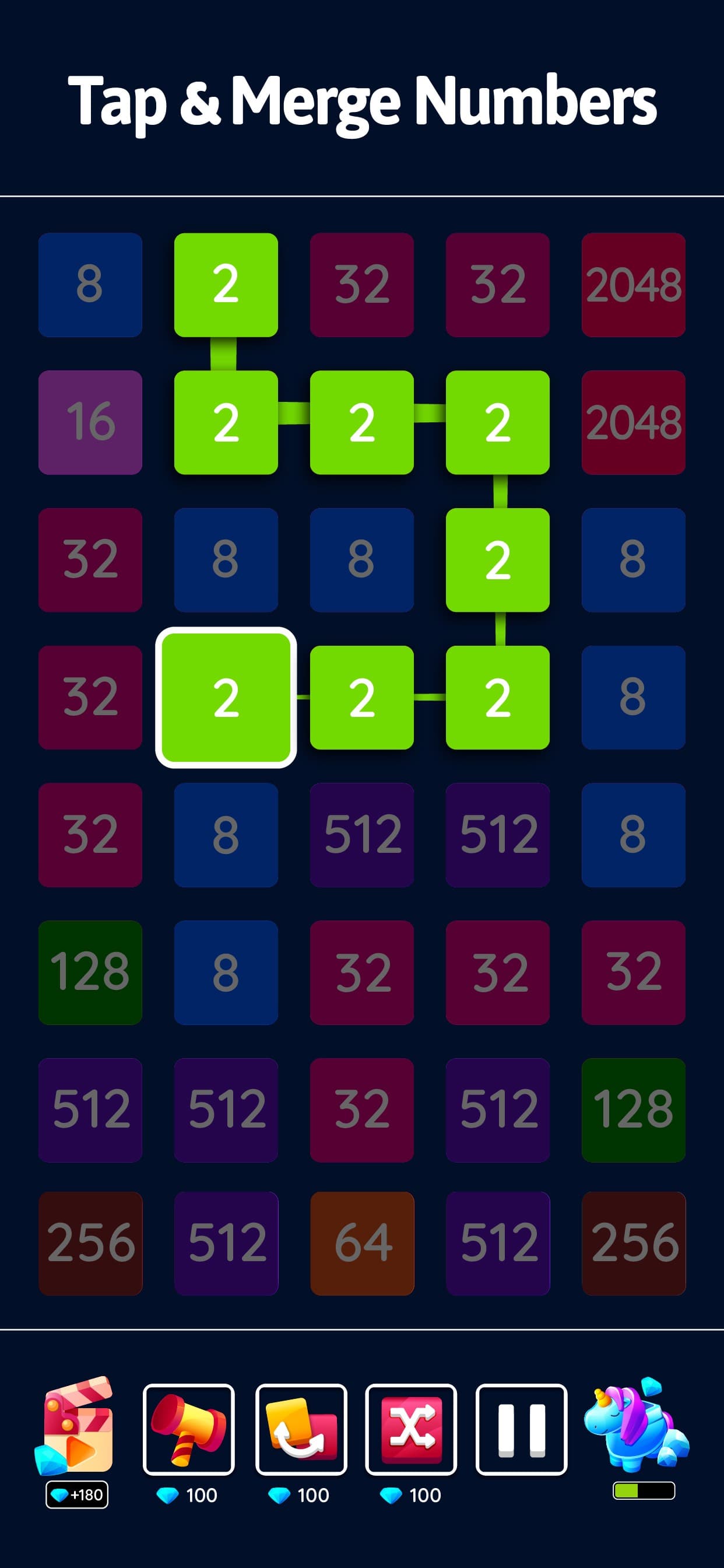 2048 Blast: Merge Numbers 2248 screenshot 1 - screenshot