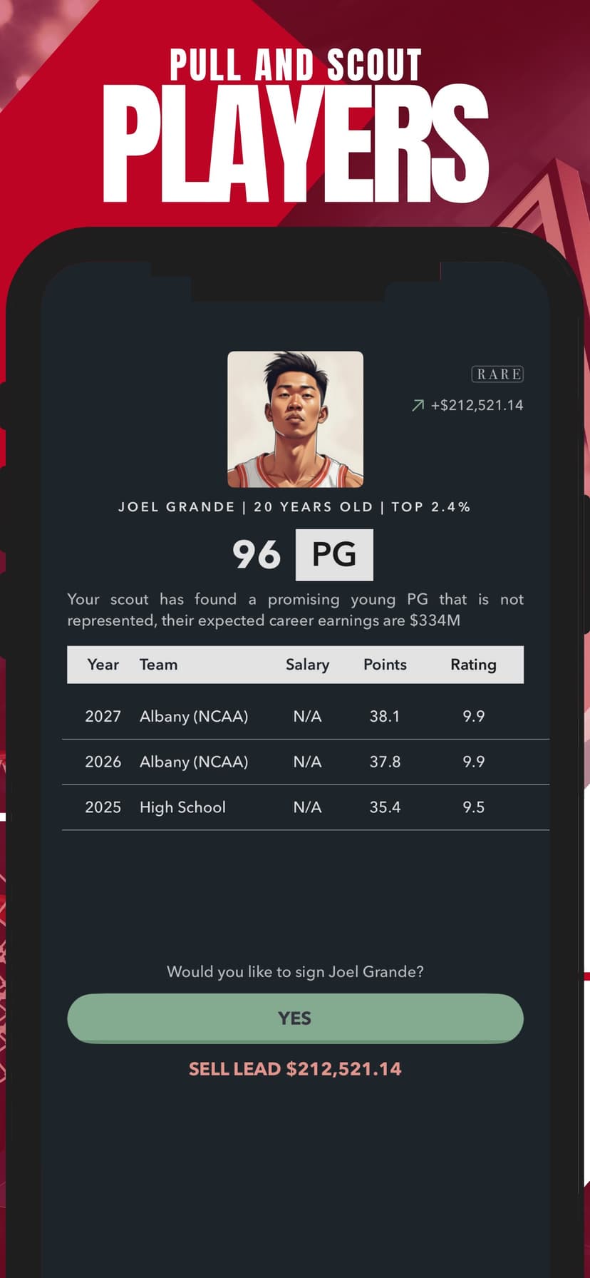 Basketball Agent Manager Star screenshot 3 - screenshot