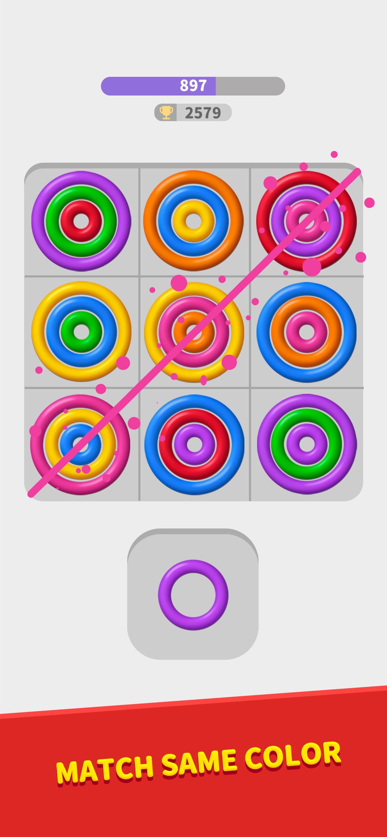 Color Rings Matching Puzzle screenshot 1 - screenshot