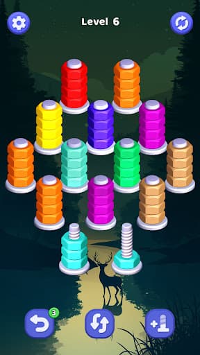 Nut Puzzle - Nut Sort Games screenshot 4 - screenshot