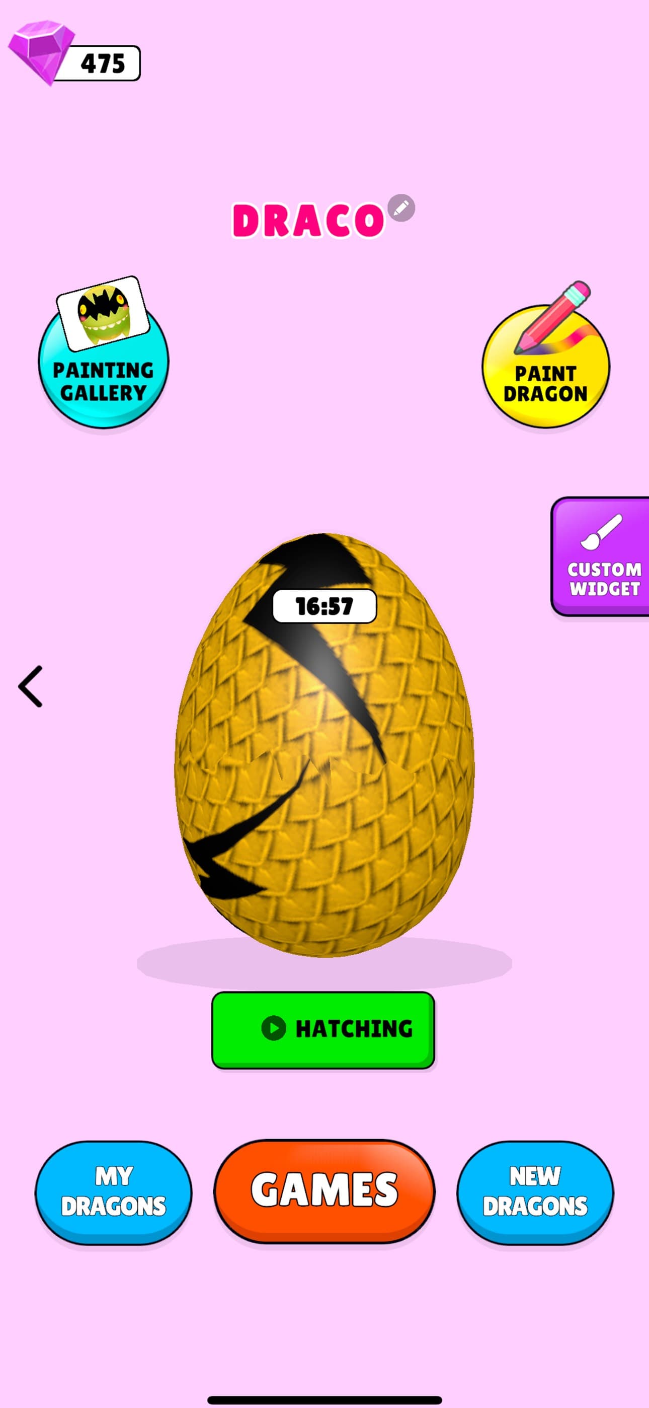 Dragon Widget Game screenshot 2 - screenshot