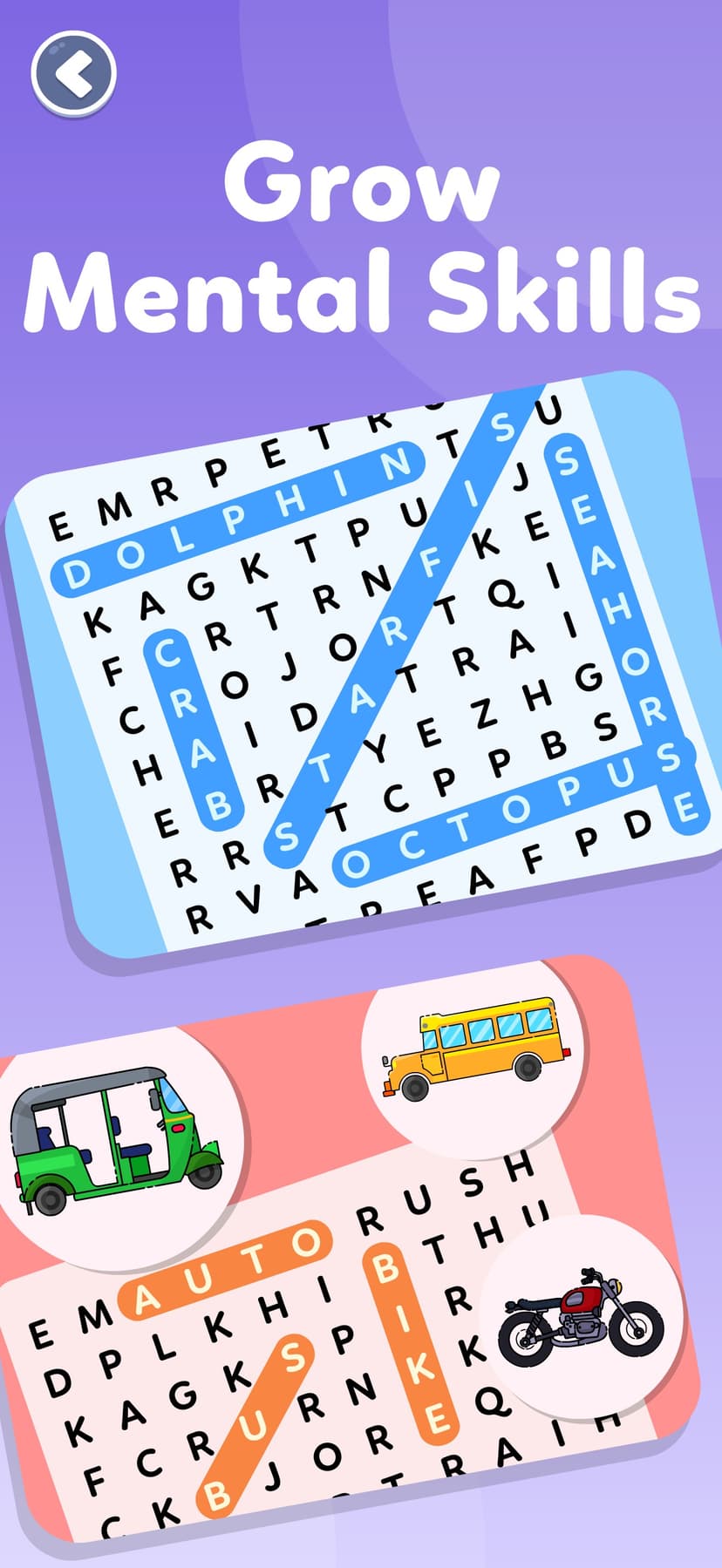 Kids Word Search Games Puzzles screenshot 3 - screenshot