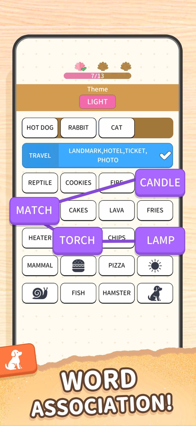Association Sort -Connect Word screenshot 2 - screenshot
