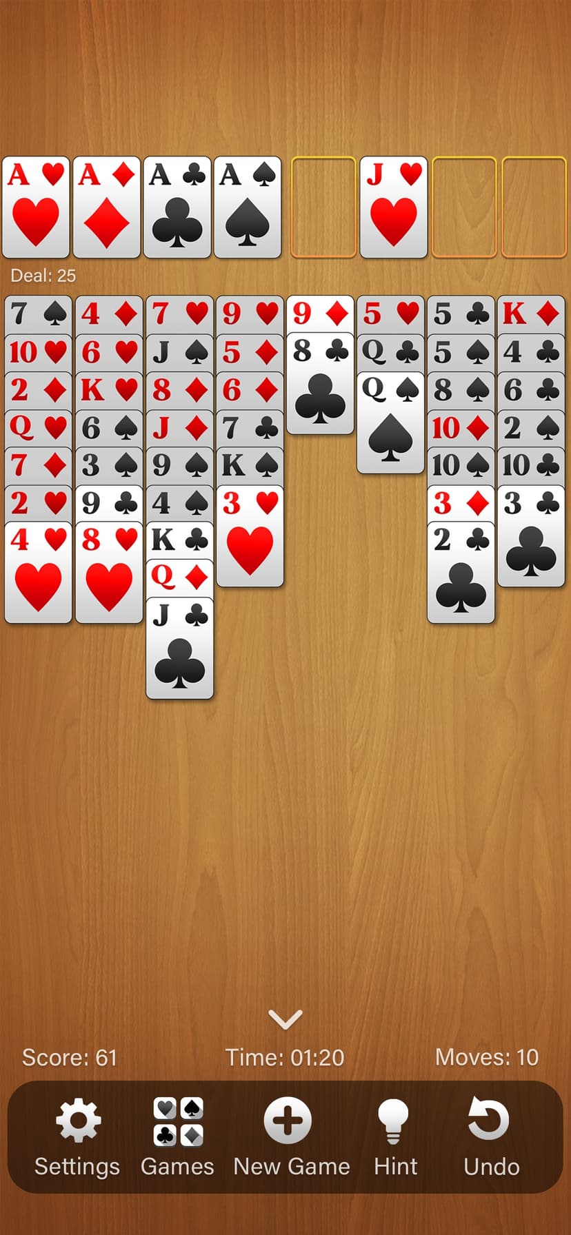 FreeCell Solitaire (Classic) screenshot 3 - screenshot