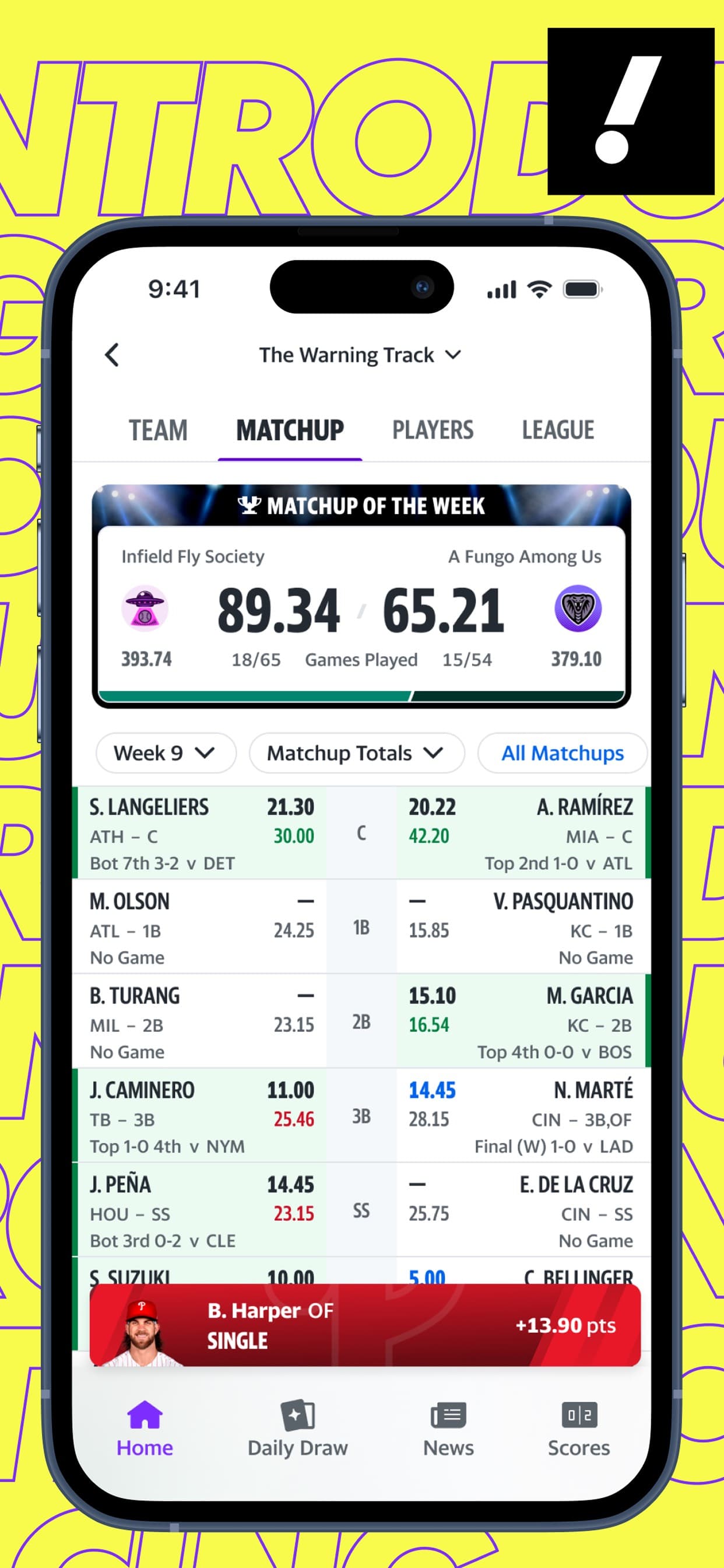 Yahoo Fantasy Sports: NBA, MLB screenshot 1 - screenshot