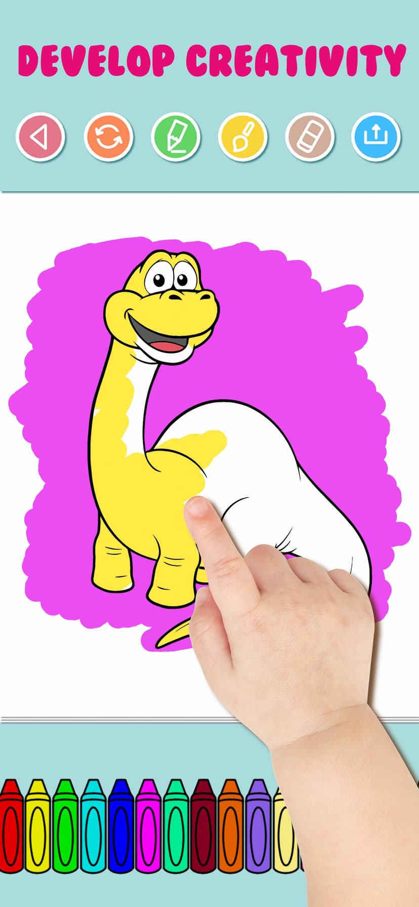 Dino Coloring Pages for Kids screenshot 2 - screenshot