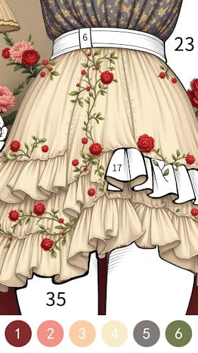 Princess Dress Coloring Book screenshot 4 - screenshot