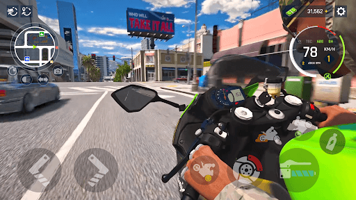 Real Motocycle Driving Game 3D screenshot 4 - screenshot