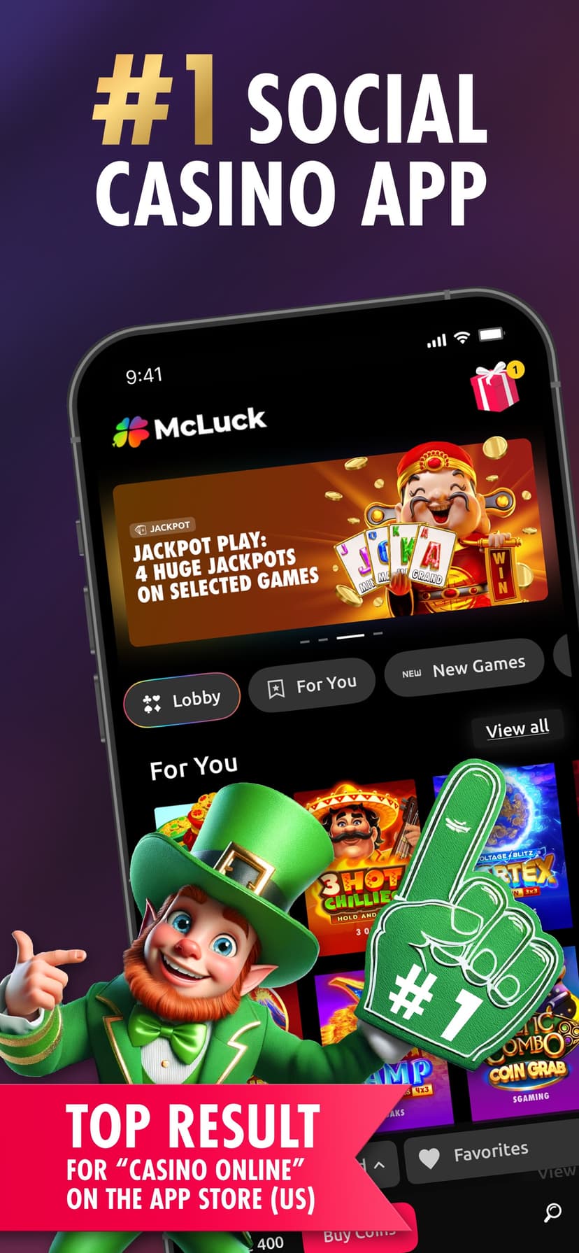 McLuck Casino: Games & Slots screenshot 1 - screenshot