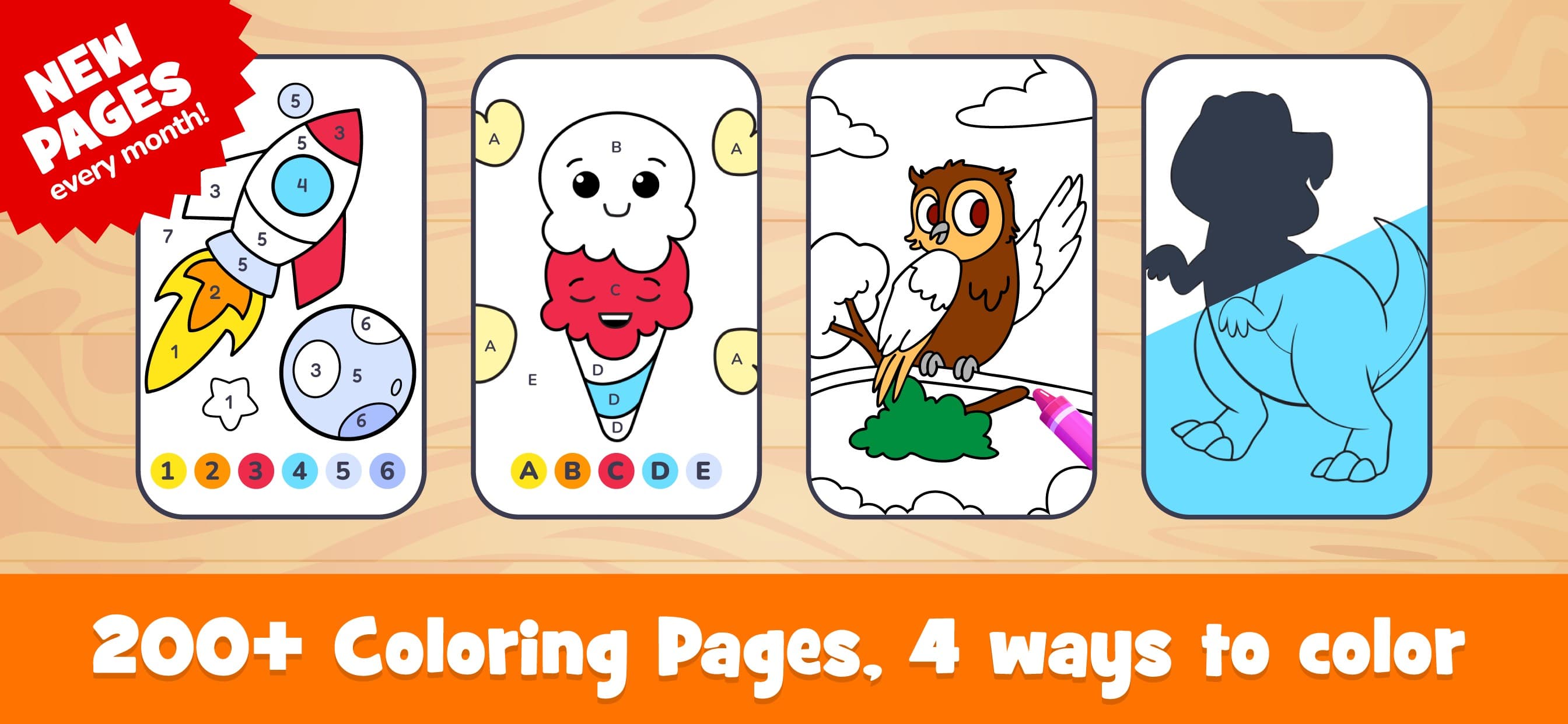 Coloring Pages: for Kids screenshot 1 - screenshot