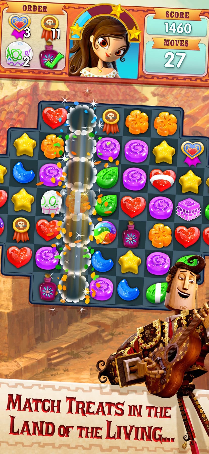 Sugar Smash: Book of Life screenshot 1 - screenshot