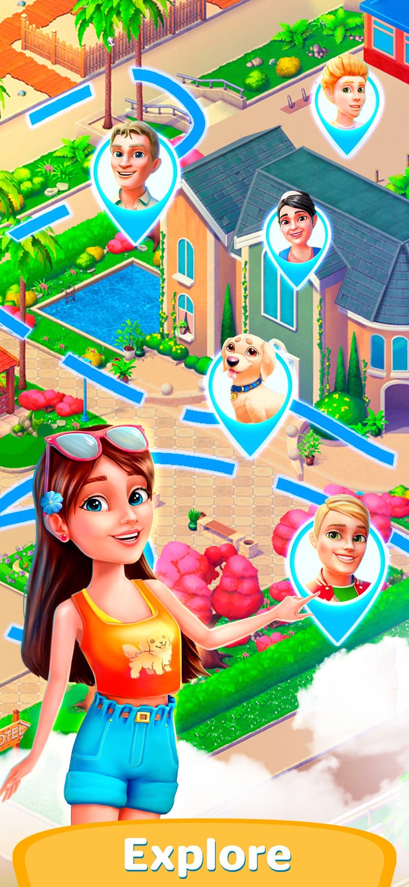 Resort Hotel: Bay Story screenshot 4 - screenshot