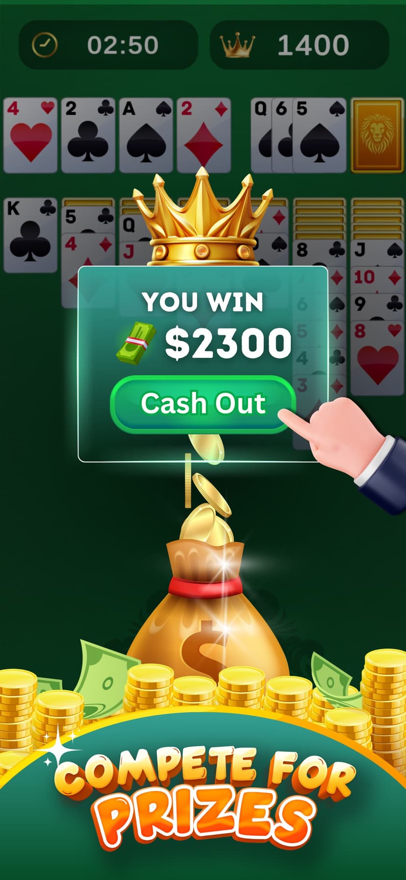 Solitaire Win Real Cash Skillz screenshot 4 - screenshot