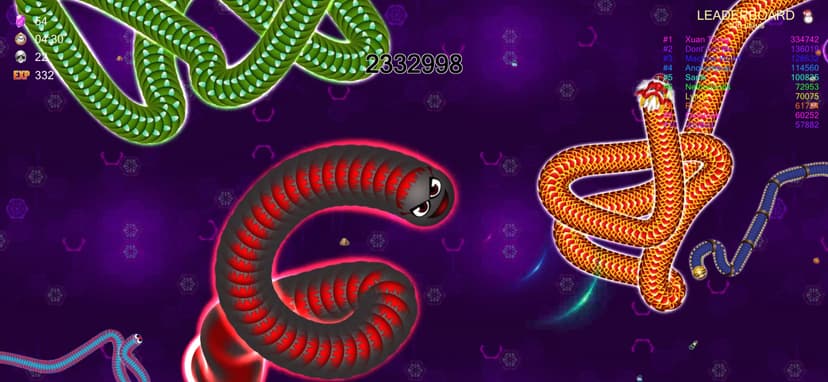 Worm.io - Snake & Worm IO Game screenshot 3 - screenshot