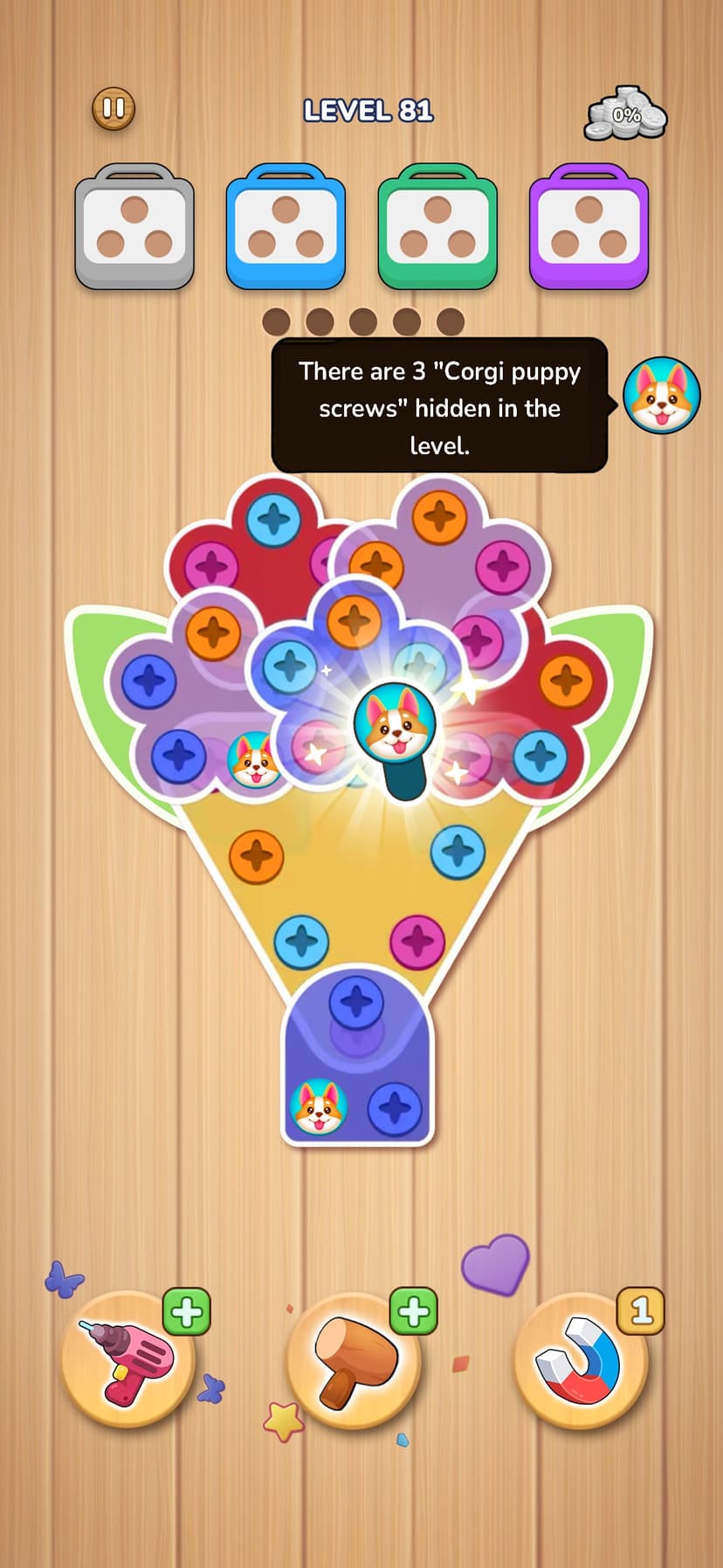 Woodle Screw™ Pin Nuts & Bolts screenshot 7 - screenshot