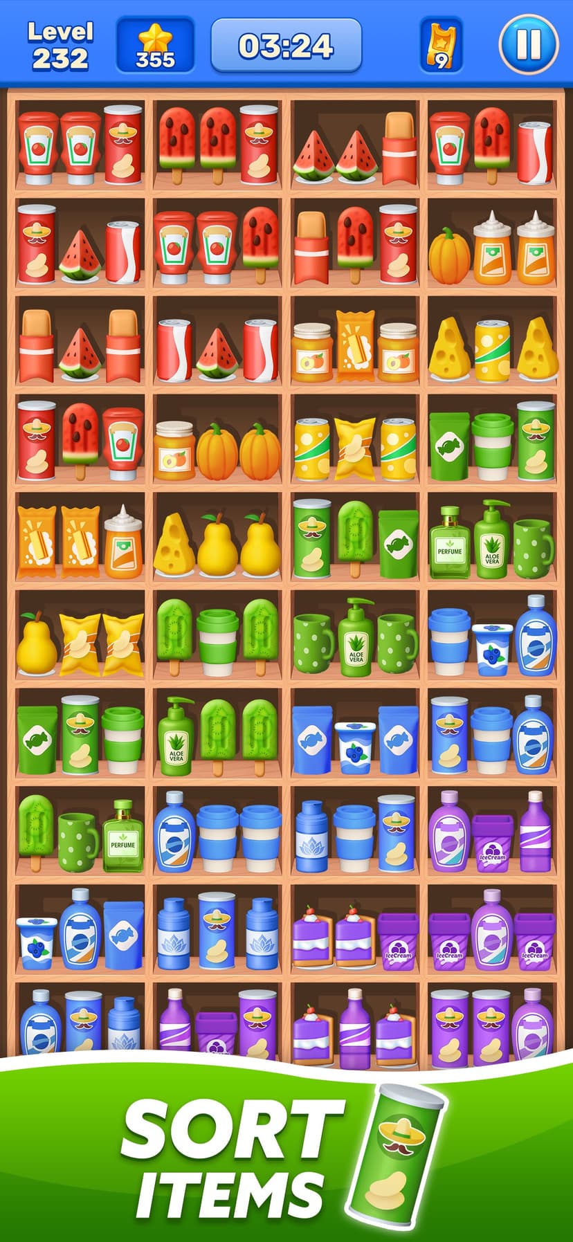 Goods Sorting Game screenshot 1 - screenshot