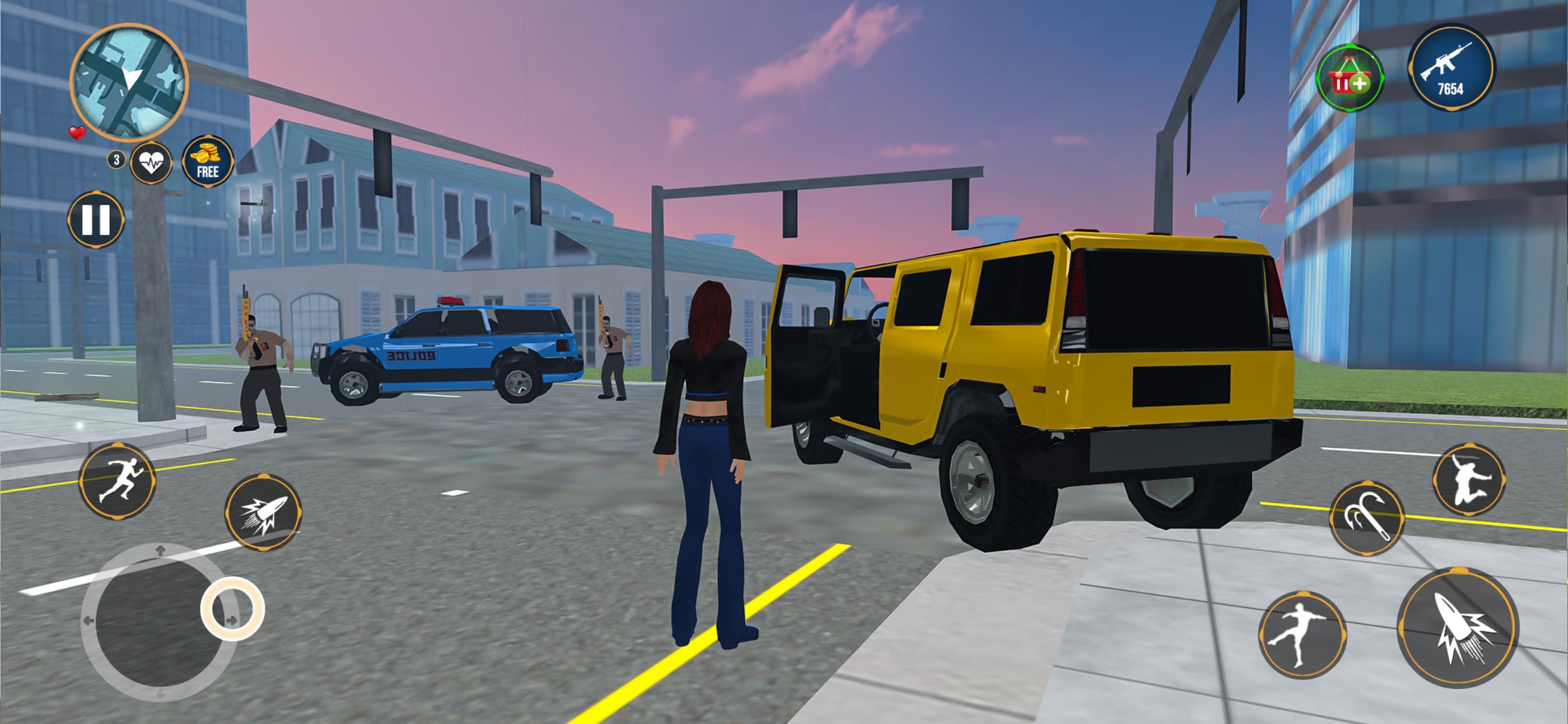 Rope hero Town : Mafia Crime screenshot 5 - screenshot