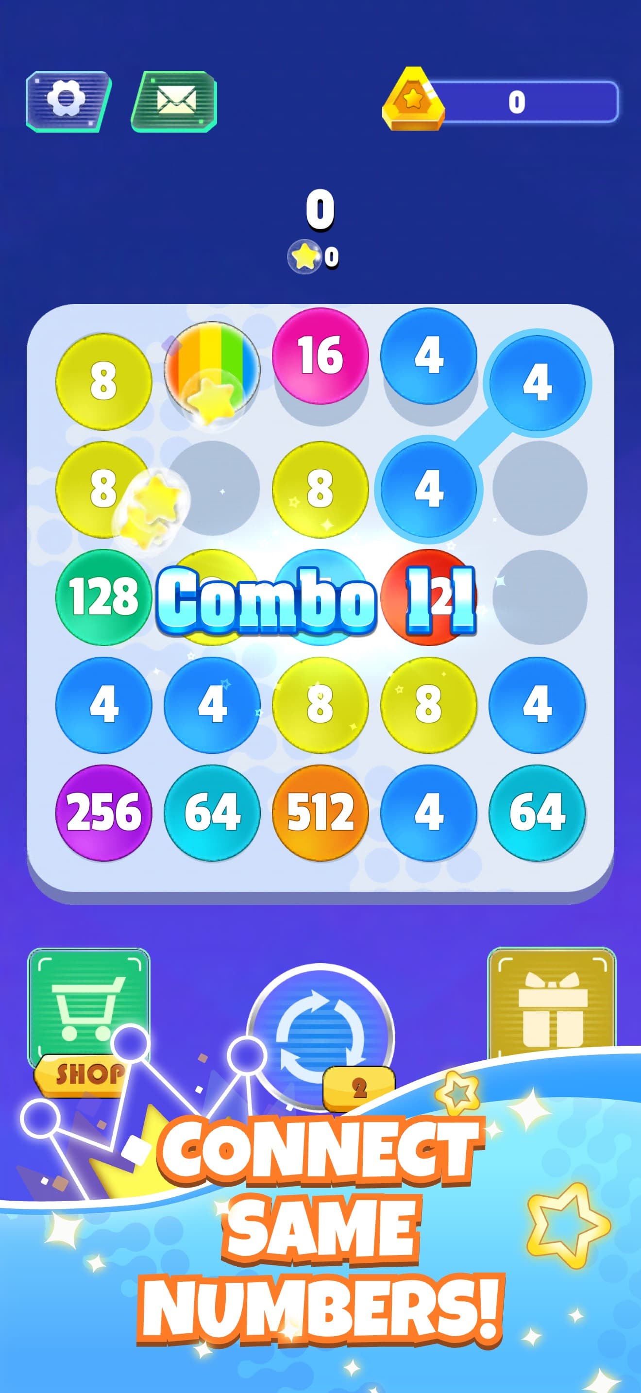 Ring MergeLine: Happy Puzzle screenshot 1 - screenshot