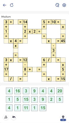 Crossmath® - Math Puzzle Games screenshot 2 - screenshot
