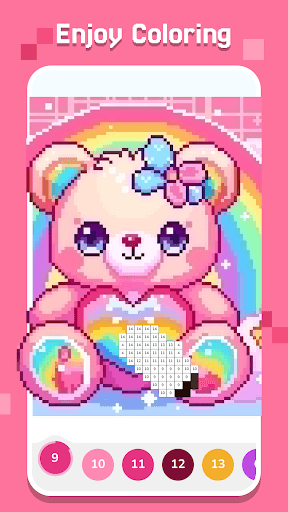 Pixel Coloring-Color by number screenshot 1 - screenshot