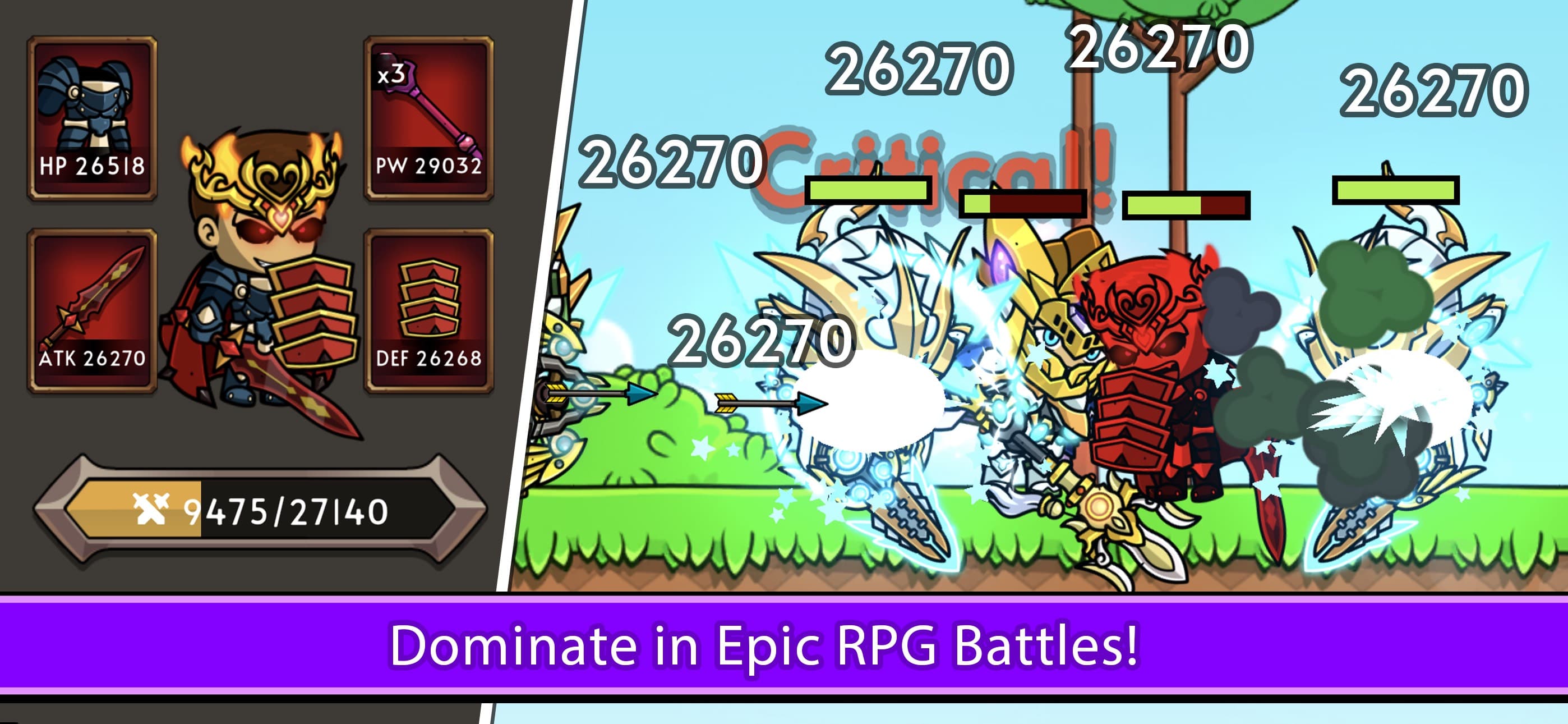 Knight Hero 2 Revenge idle RPG screenshot 7 - screenshot