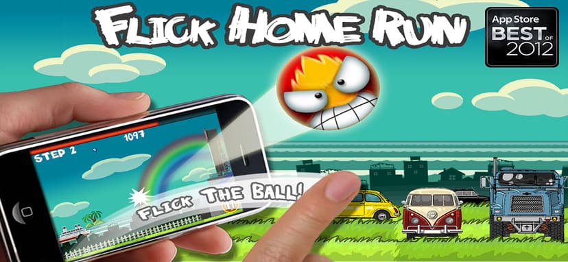 Flick Home Run ! screenshot 1 - screenshot