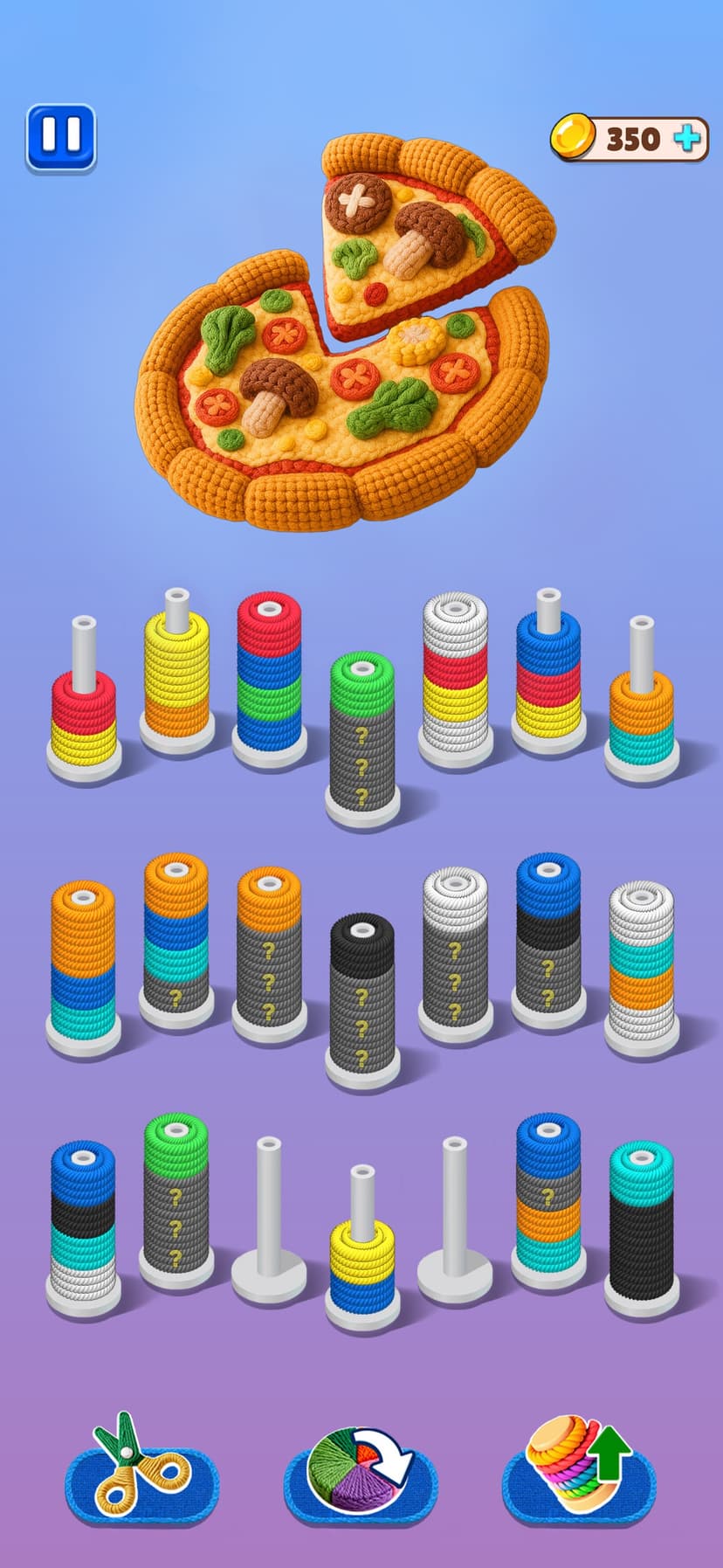Yarn Away - Color Wool Puzzle screenshot 2 - screenshot