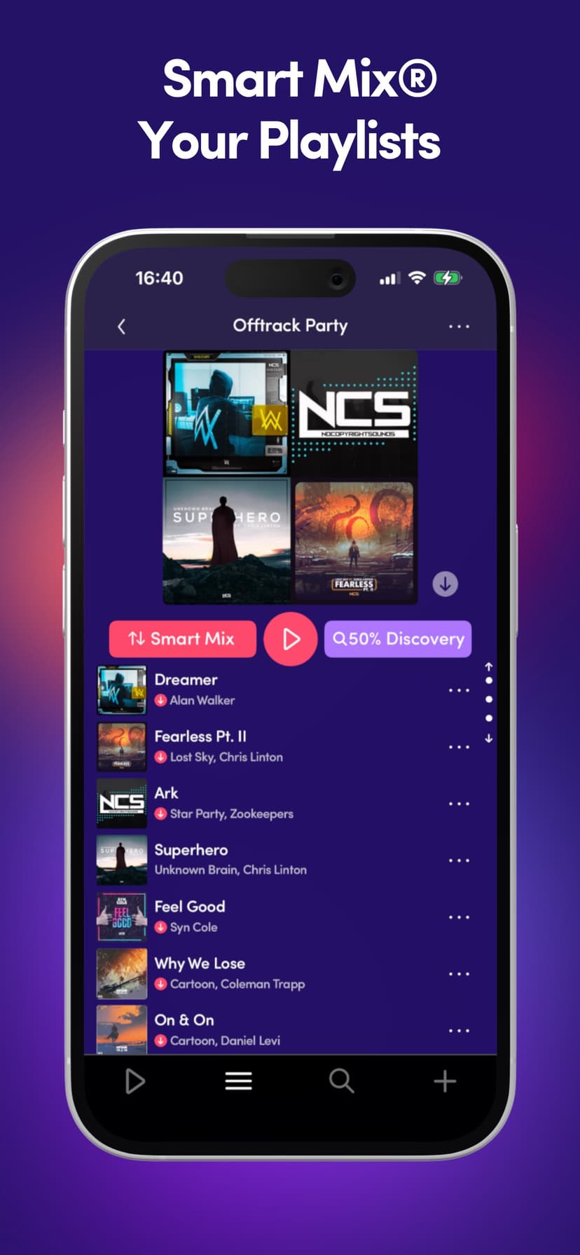 Offtrack: the AI DJ app screenshot 3 - screenshot