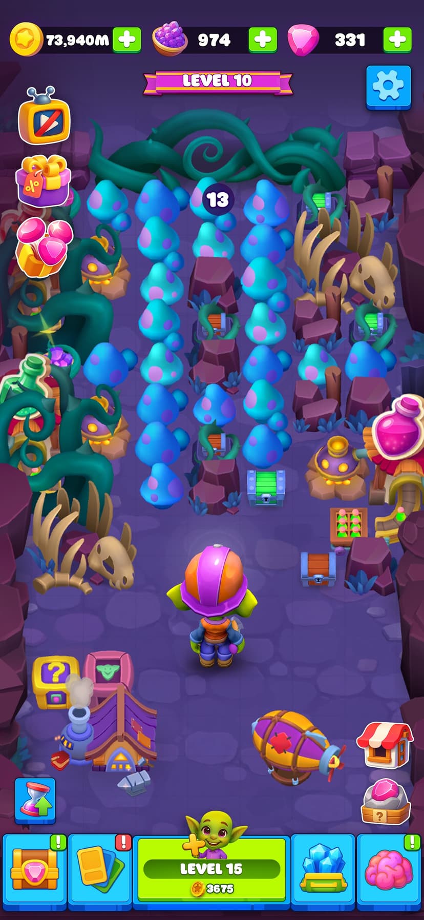 Goblin Miner: Idle Merger screenshot 1 - screenshot