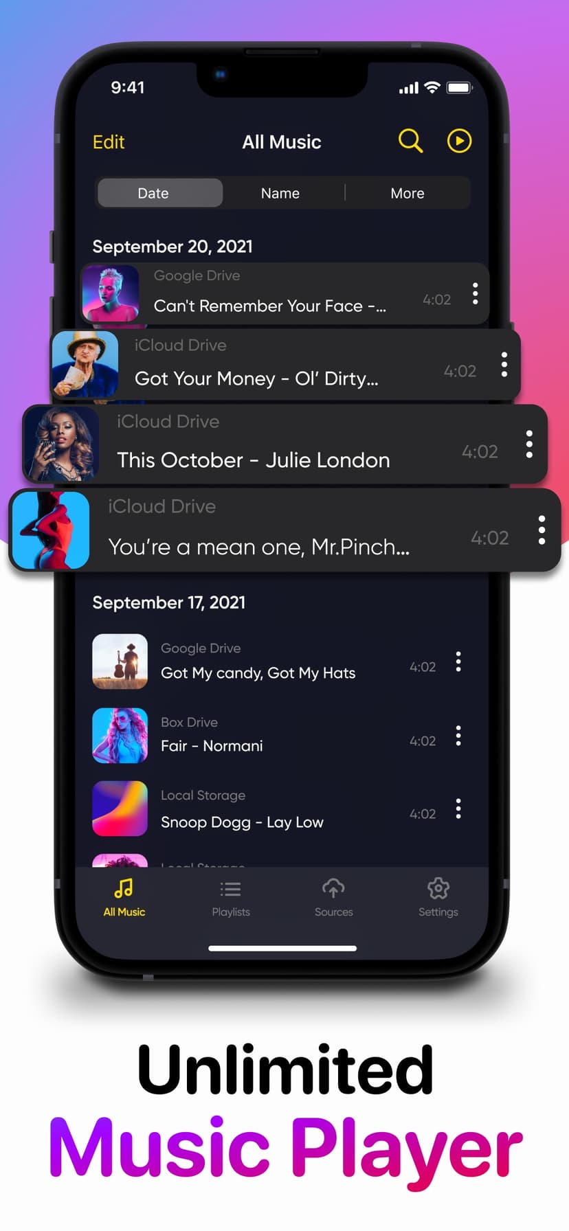Cloud Music Player Offline App screenshot 2 - screenshot
