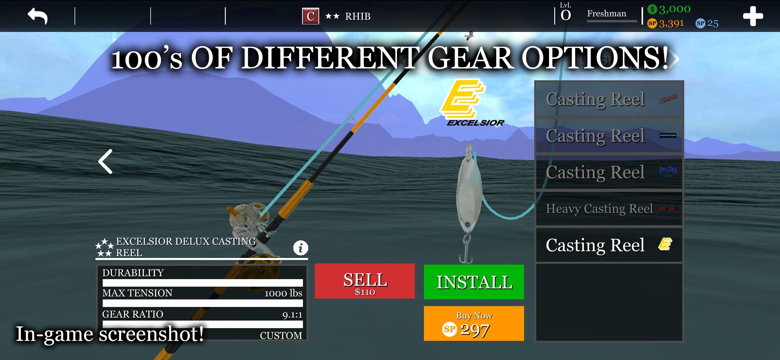 UCaptain Fishing Boat Game screenshot 9 - screenshot